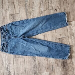 NWOT High-Rise Distressed Straight Jeans Women Size 8 (29 Waist)*See Size Note!